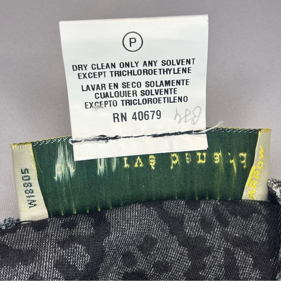 HARVE BENARD Sleeveless Black/Shiny/Sheer Velvet‎ Blouse Like New Sz 8 - Picture 10 of 12